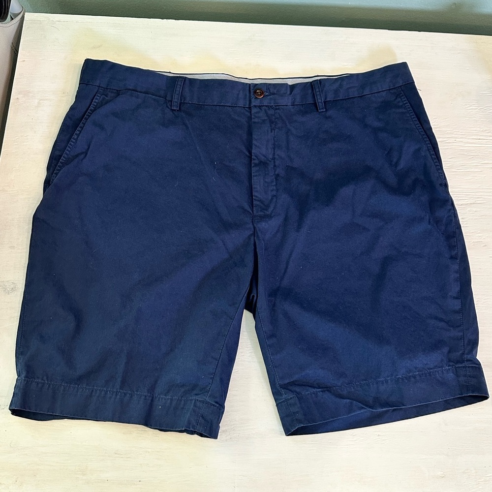 Ralph Lauren Dark Blue Flat Front Shorts